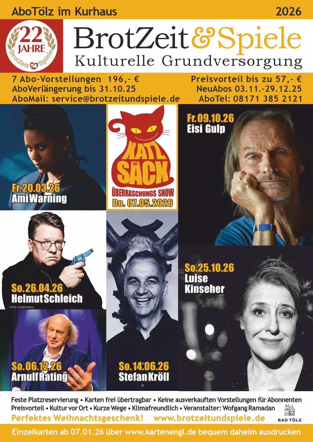 ABO BAD TÖLZ 2026 - BrotZeit & Spiele